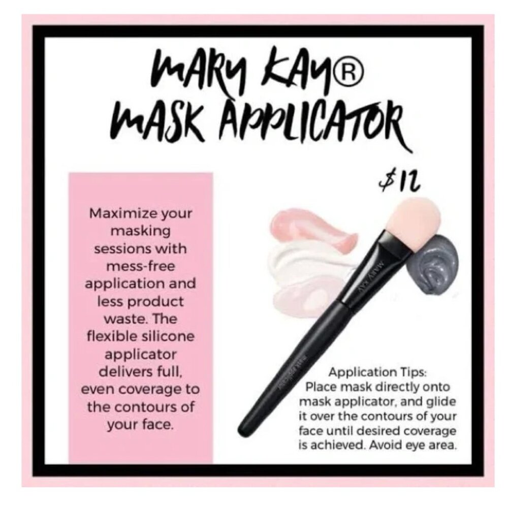 Mary Kay Makeup Brush with Case, mask applicator